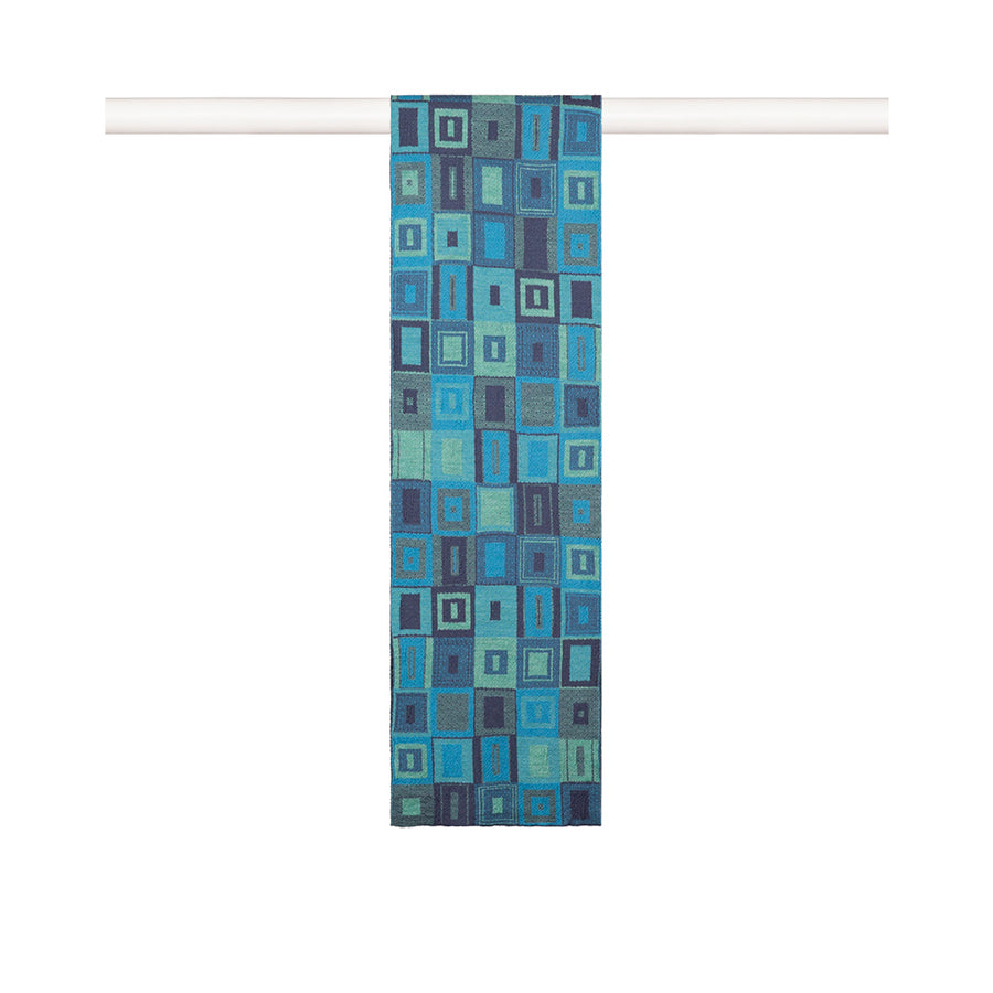 Quintan Scarf in Teal Charm Colourway
